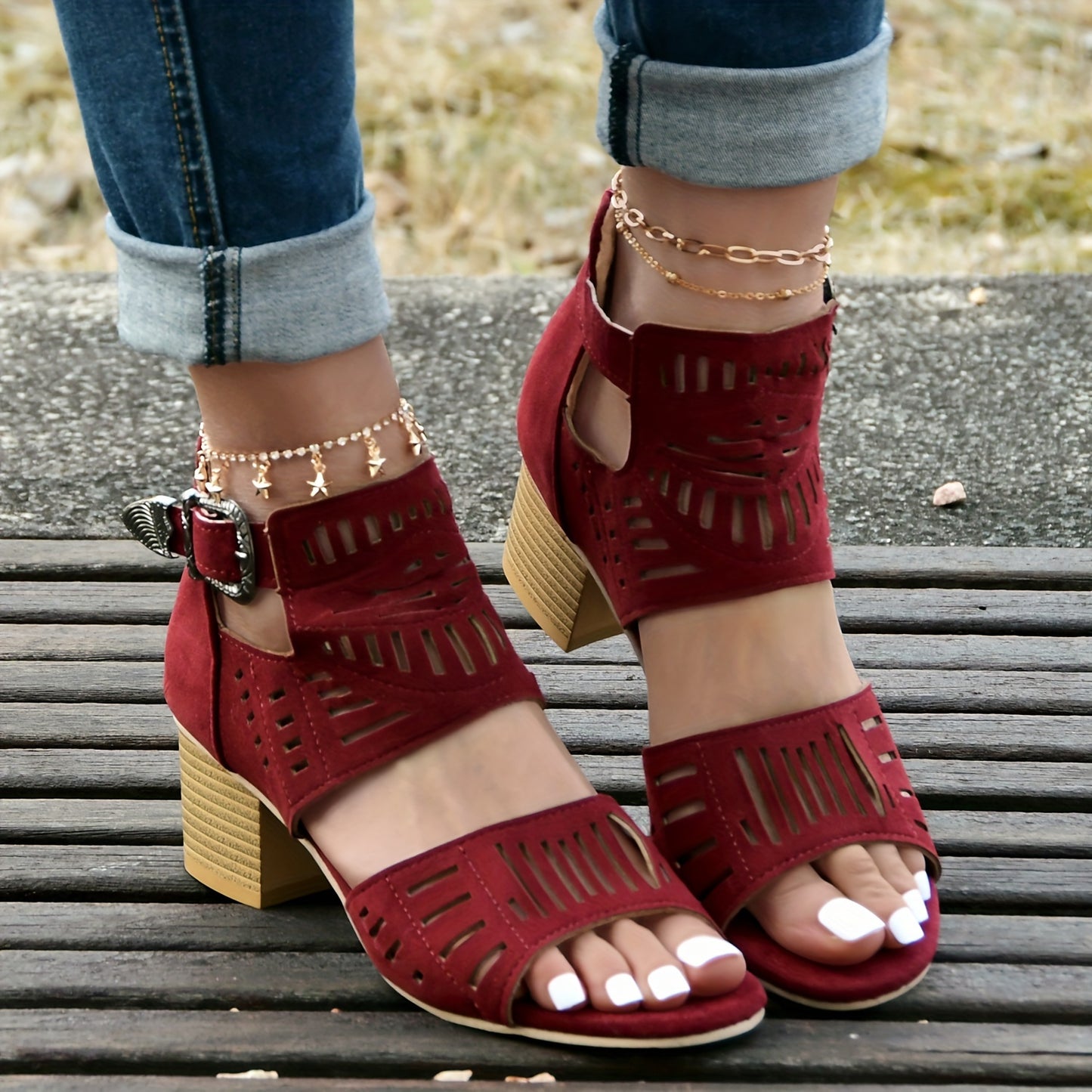 Women's Hollow High Heels
