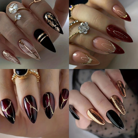 Autumn And Winter Press On Nails (96pcs)