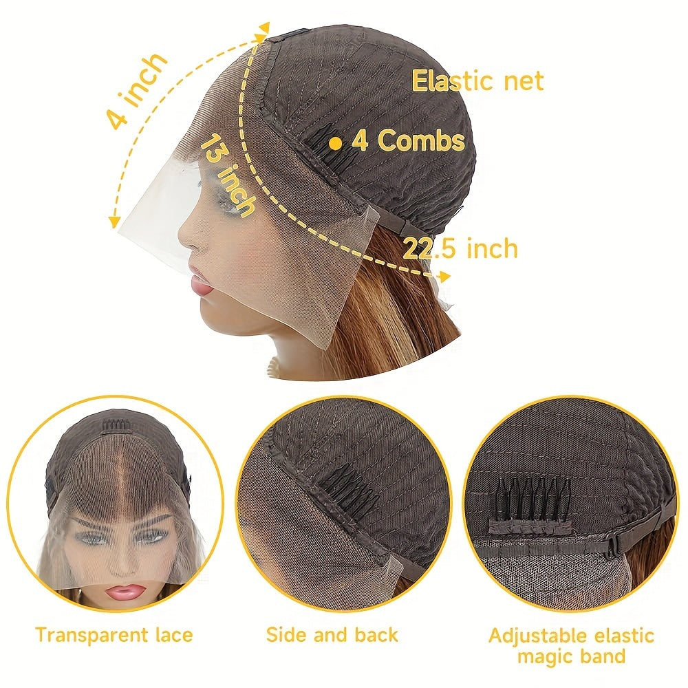 180% Density Body Wave Glueless Human Hair Wigs For Women