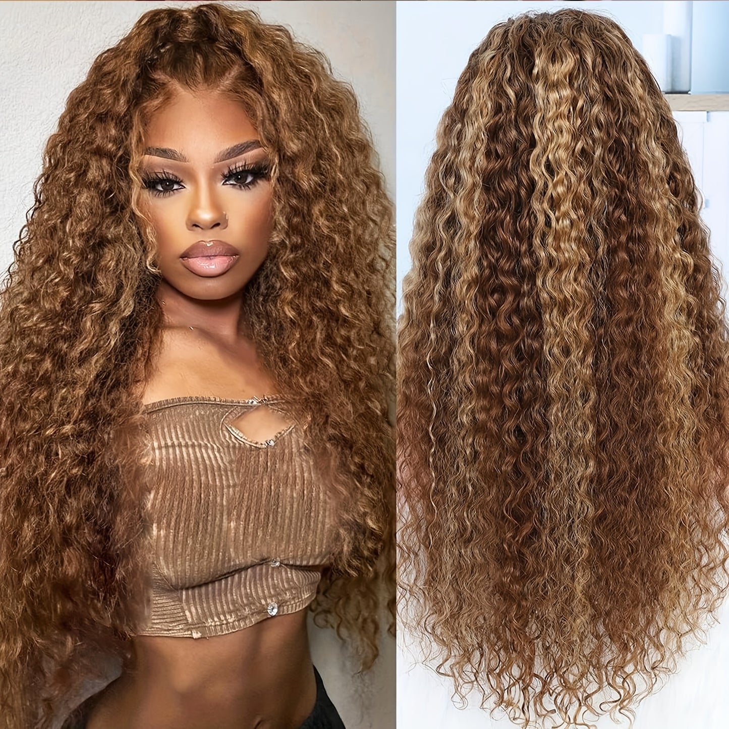 Ombre 13x4 Lace Front Human Hair Wig (Pre Plucked)